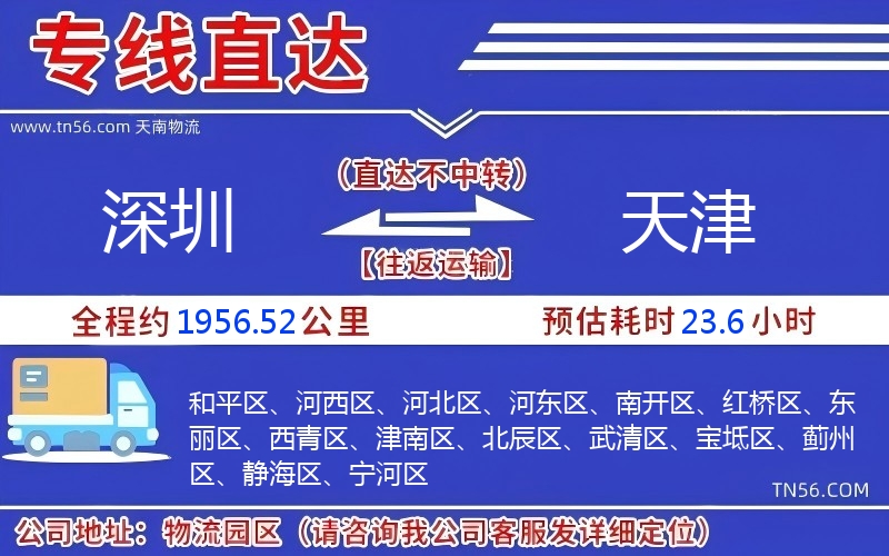 深圳到天津物流公司