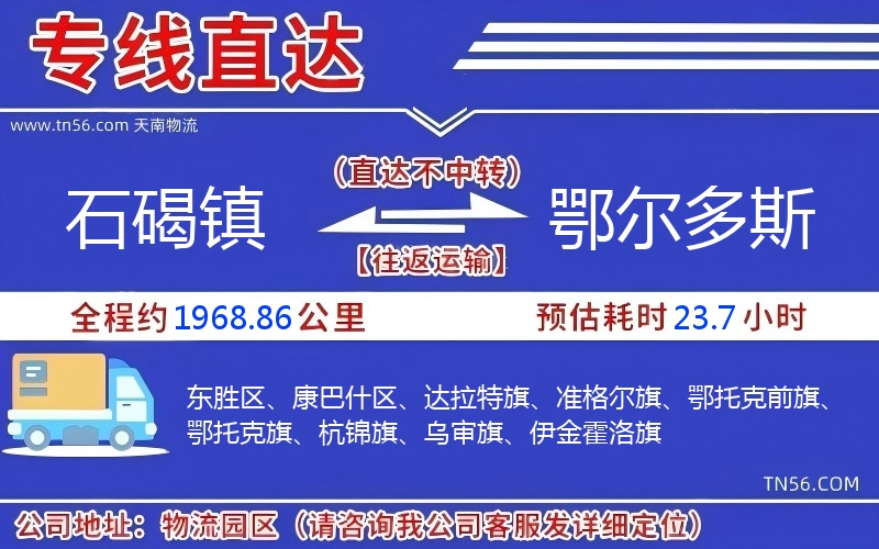 石碣鎮(zhèn)到鄂爾多斯物流公司