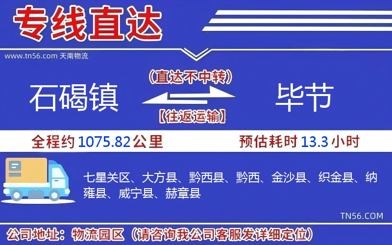 石碣鎮(zhèn)到畢節(jié)物流公司